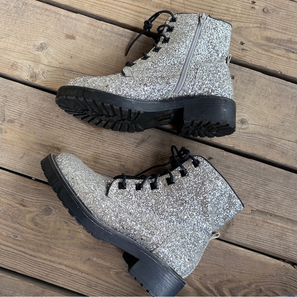 Glitter Combat Boots - Picture 6 of 8